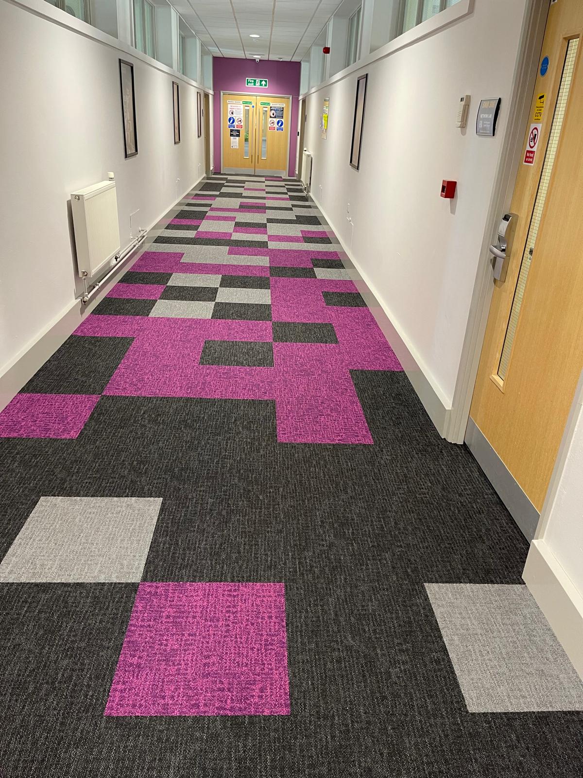 Large Scale Tile Setting Carpet Tiles - Derwent